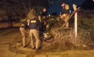 Ladrões tentam furtar motos do pátio da Polícia Militar em Arapongas