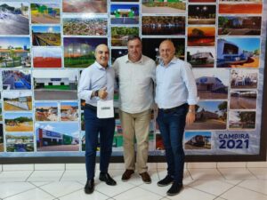 Prefeito Toledo de Cambira recebe visita do Diretor do Setor Público da Fomento Paraná