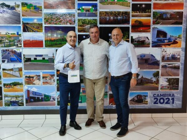 Prefeito Toledo de Cambira recebe visita do Diretor do Setor Público da Fomento Paraná