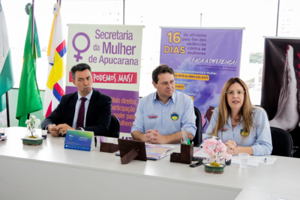 Prefeitura de Apucarana lança campanha pelo fim da violência contra a mulher