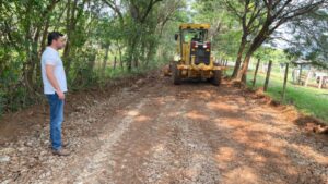Prefeitura de Jandaia realiza melhorias nas estradas rurais