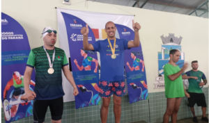 Atleta de Marilândia do Sul conquista duas medalhas de ouro nos Parajaps