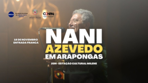 Cantor gospel Nani Azevedo fará show gratuito em Arapongas neste sábado (18)