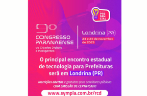 9.º Congresso Paranaense de Cidades Digitais e Inteligentes