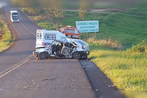 Homem de 34 anos morre em grave acidente na PR-082 no Vale do Ivaí