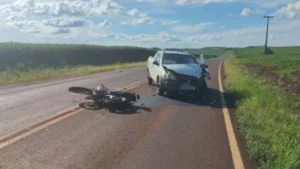 Motociclista morre em acidente na PR-457 em São Pedro do Ivaí