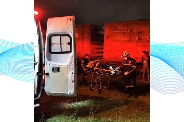 Homem fica ferido após ser atropelado por trem em Arapongas