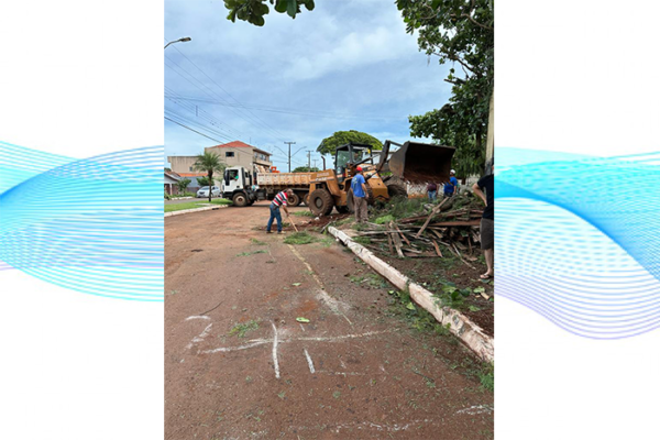 Prefeitura de Borrazópolis age rapidamente em resposta aos estragos causados pela forte chuva