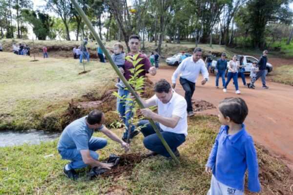 Apucarana celebra aniversário com o plantio de 80 cerejeiras
