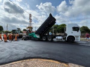Borrazópolis investe no desenvolvimento urbano: avanços no recapeamento da Avenida Rio Grande do Sul