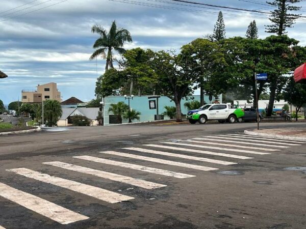 Início da aplicação de fumacê em Borrazópolis no combate à dengue