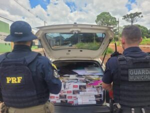 GM  Arapongas prende indivíduo pelo crime de contrabando