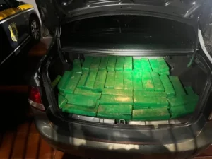 Polícia apreende 137 kg de maconha dentro de carro em Arapongas