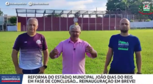 Estádio João Dias dos Reis em Florestópolis.. Em fase final de conclusão …