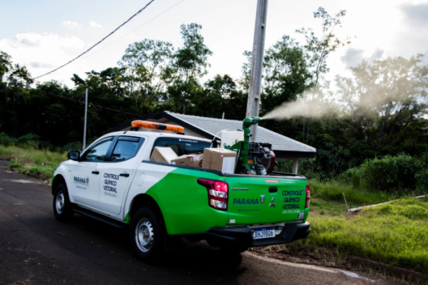 Apucarana – Aplicação de fumacê na zona rural exige cuidado especial com as abelhas