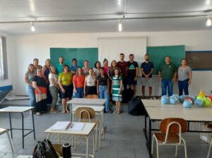 Departamento de Educação e Esportes de Jandaia entrega materiais esportivos para escolas e centros municipais de educação infantil