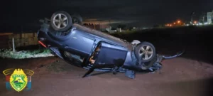 Jovem de 22 anos de Apucarana morre após carro capotar em Sabáudia