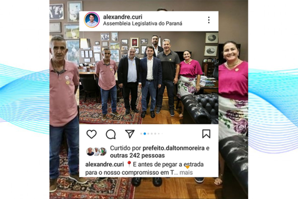Reconhecimento Especial do Deputado Estadual Alexandre Curi para Borrazópolis
