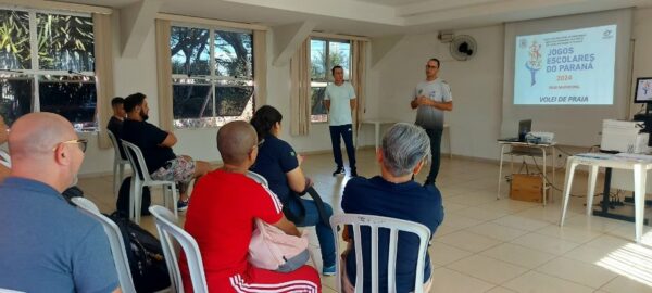 Prefeitura de Arapongas realiza sessão Técnica dos Jogos Escolares na modalidade de vôlei de Areia; saiba mais