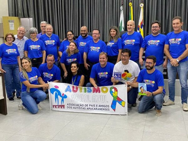 Conscientização do autismo foi o tema abordado durante sessão desta segunda (8) na Câmara de Apucarana