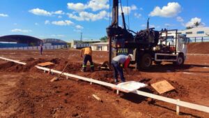 Obras do novo Pronto Atendimento Municipal de Mandaguari avançam