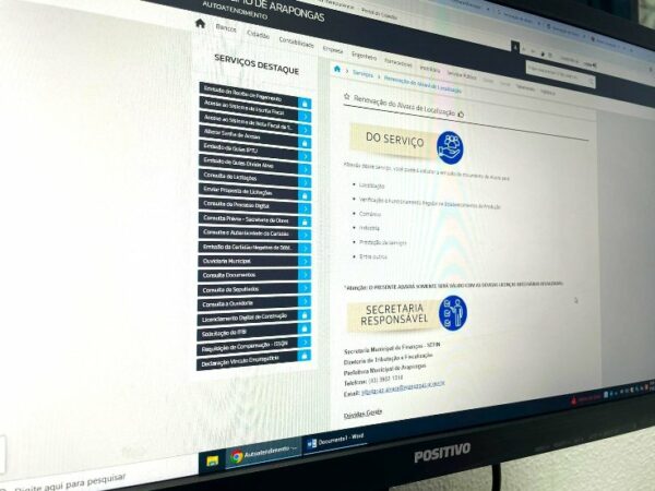 Prefeitura de Arapongas passa a disponibilizar serviço online para renovação de alvará de localização