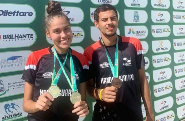Mandaguarienses brilham no Campeonato Paranaense de Atletismo