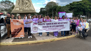 Jandaia do Sul realiza passeata de conscientização para doação de leite humano