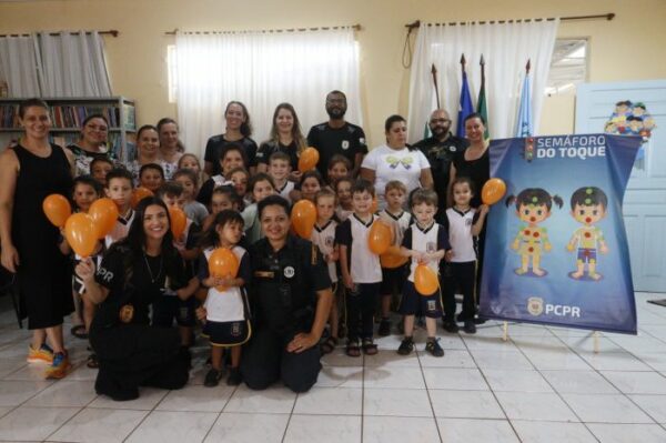 Arapongas Maio Laranja: Patrulha Escolar promove palestra contra o assédio sexual