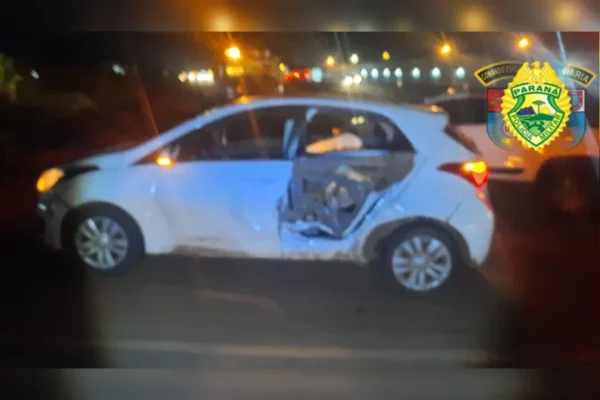 Criança e outras quatro pessoas ficam feridas em acidente na PR-218 em Sabáudia