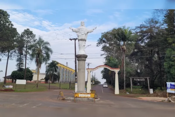 Colônia Esperança ganha monumento do Sagrado Coração de Jesus
