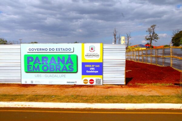 Arapongas está ganhando três novas Unidades Básicas de Saúde, com investimento de R$ 4,2 milhões