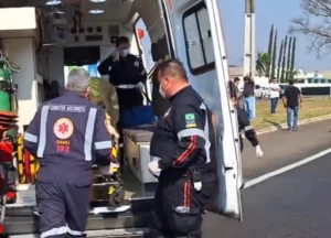Homem perde perna em acidente na BR-369 em frente à Havan
