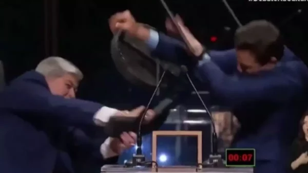 Datena agride Pablo Marçal durante debate em São Paulo; veja vídeo