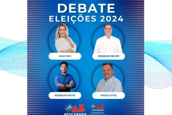OAB anuncia debate com os candidatos a prefeito de Apucarana