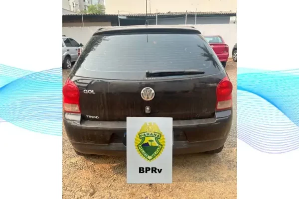 Gol que havia sido furtado em maio é recuperado na PR-444 em Arapongas