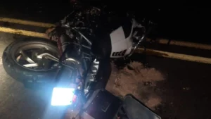 Piloto de moto BMW morre após acidente na PR-444 em Mandaguari