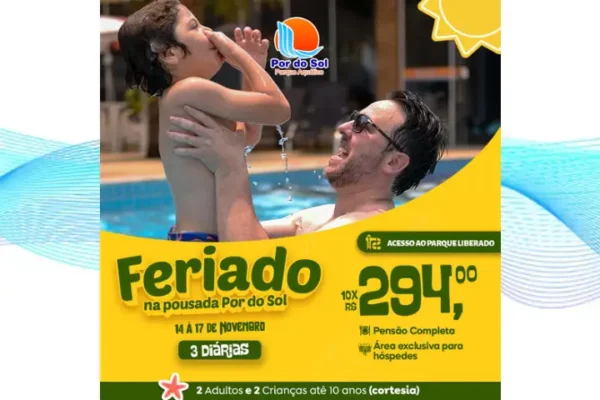Por do Sol Parque Aquático