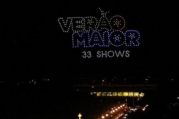 Maior show de drones da história do Paraná marca o lançamento da programação do verão