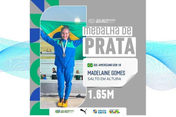 Atleta de Apucarana conquista medalha de prata no sul-americano