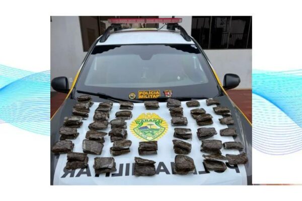 PM de Arapongas apreende maconha ‘dry’ avaliada em R$ 135 mil