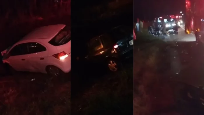 Colisão entre carros deixa ao menos 2 feridos na BR-369 em Arapongas