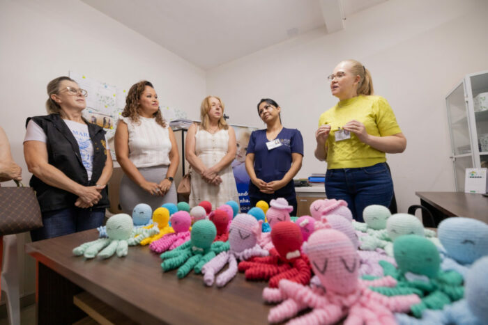 Karine Mota conhece UTI Neonatal de Apucarana e confirma continuidade dos “polvinhos do amor’