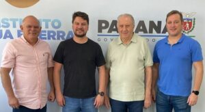 Prefeito de Arapongas Rafael Cita articula em Curitiba a nova etapa da revitalização do Parque das Nações