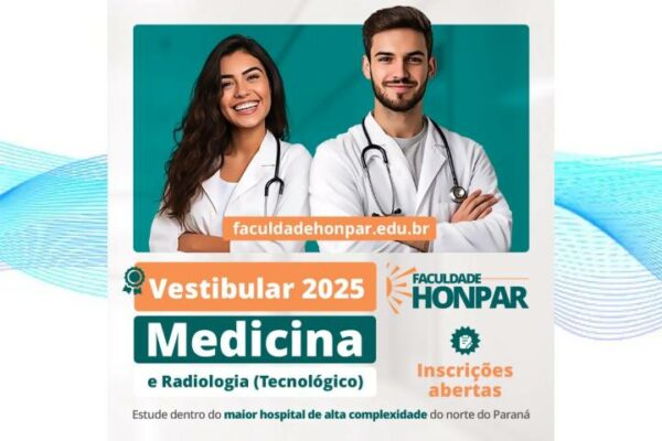 Faculdade HONPAR abre inscrições para vestibular de Medicina e Radiologia em Arapongas