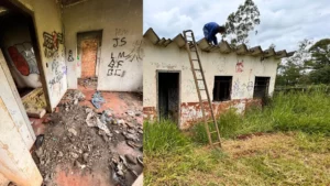 Prefeitura destrói ‘mocó’ de usuários de drogas em Apucarana