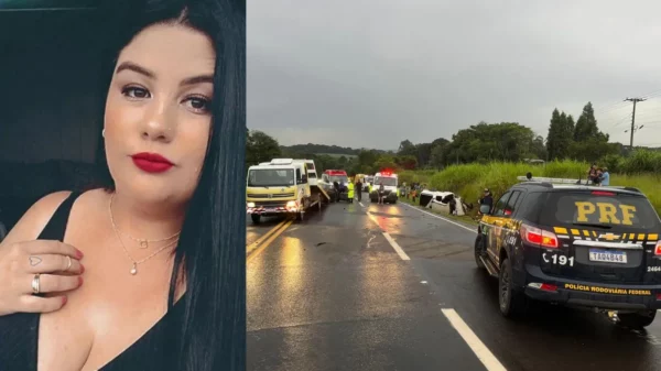 Mulher morre em grave acidente entre carros na BR-373 no Paraná
