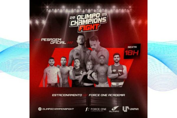 Arapongas é representada no evento Olimpo Champions Fight