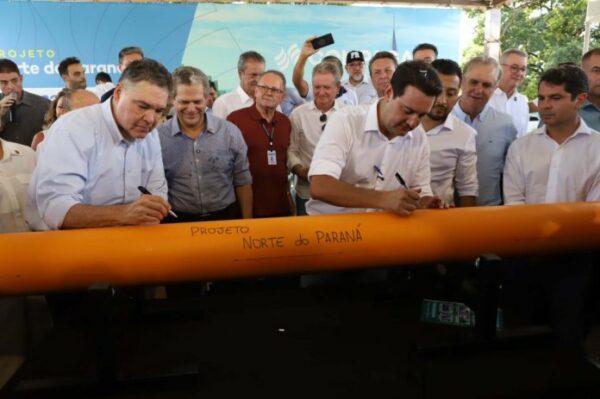 Governador lança obras de expansão da rede de gás canalizado em Maringá