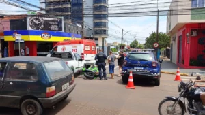 Acidente com moto de alta cilindrada deixa homem gravemente ferido em Arapongas